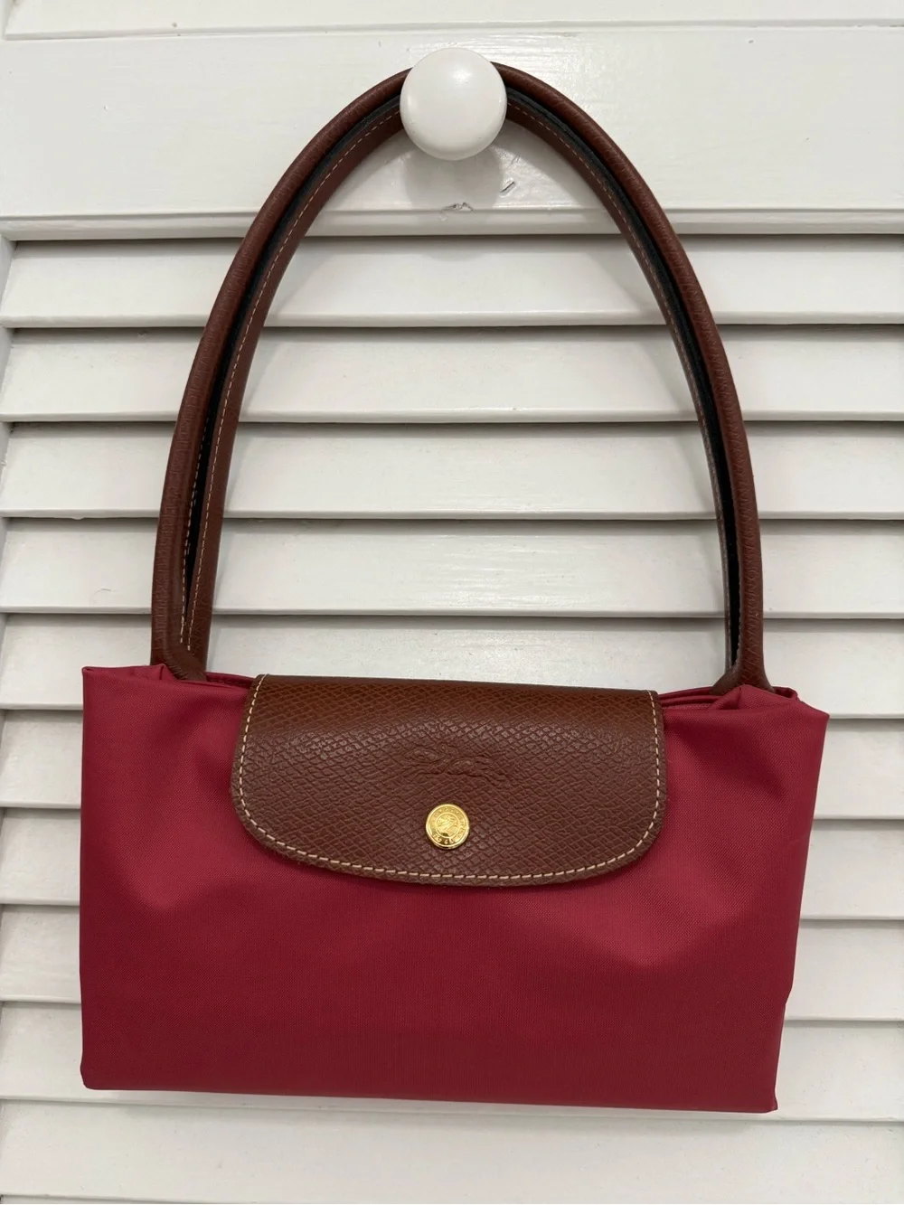 Longchamp Le Pliage Original Large Nylon Shoulder Tote Bag Fig - Picture 11 of 11